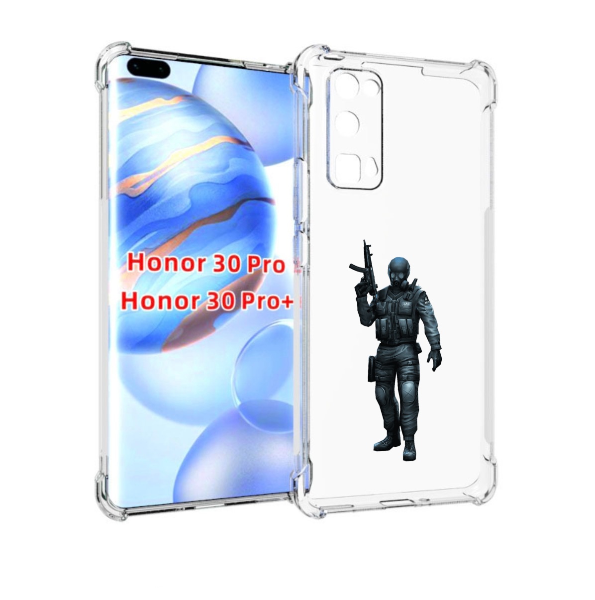 

Чехол бампер MyPads crossfire для Honor 30 Pro, Прозрачный, Tocco