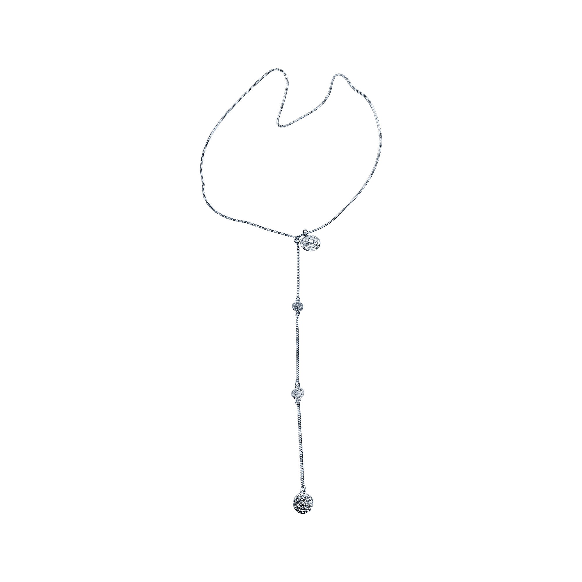 

Колье-галстук из серебра 70 см Element47 2053CC_KL_WG, 2053CC_KL_WG