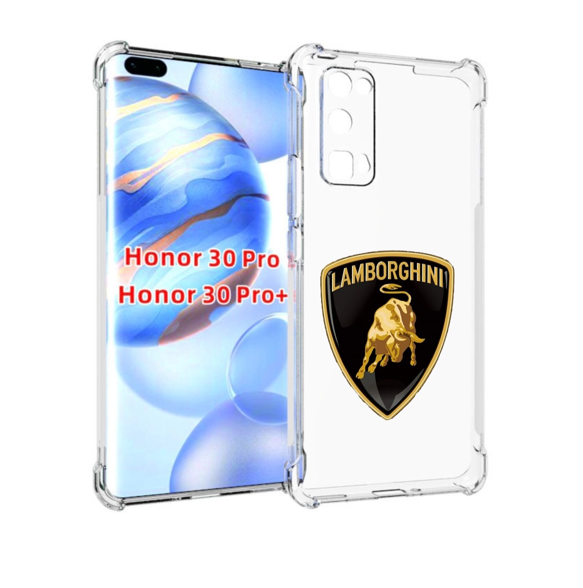 

Чехол бампер MyPads lamborghini-ламборгини-2 для Honor 30, Прозрачный, Tocco