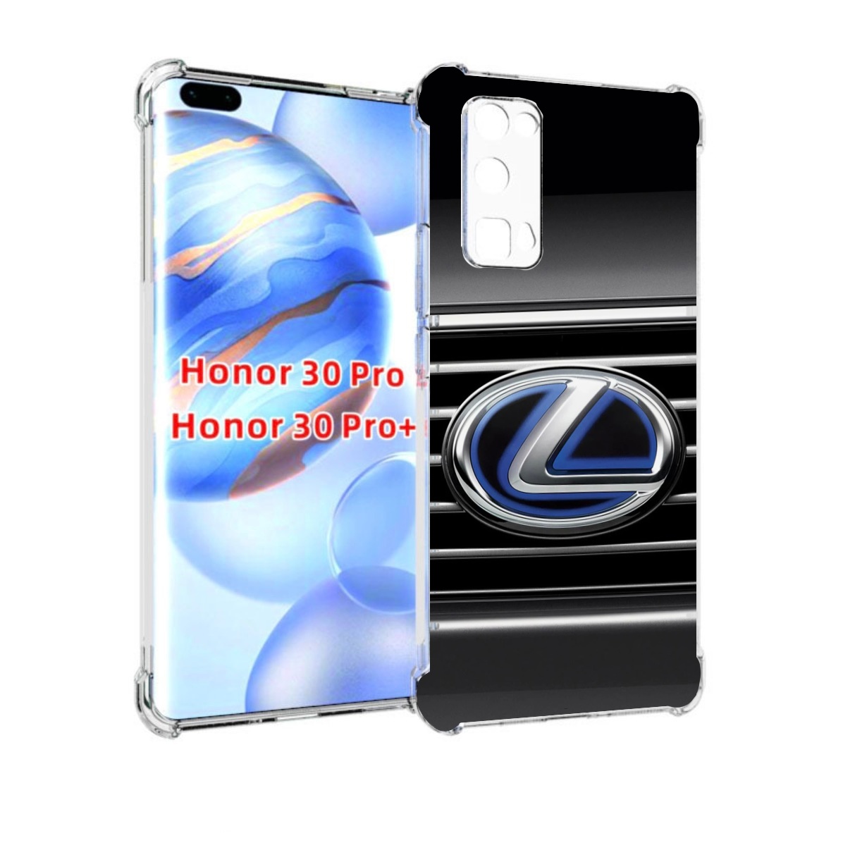 

Чехол бампер MyPads lexus-лексус-2 для Honor 30 Pro, Прозрачный, Tocco