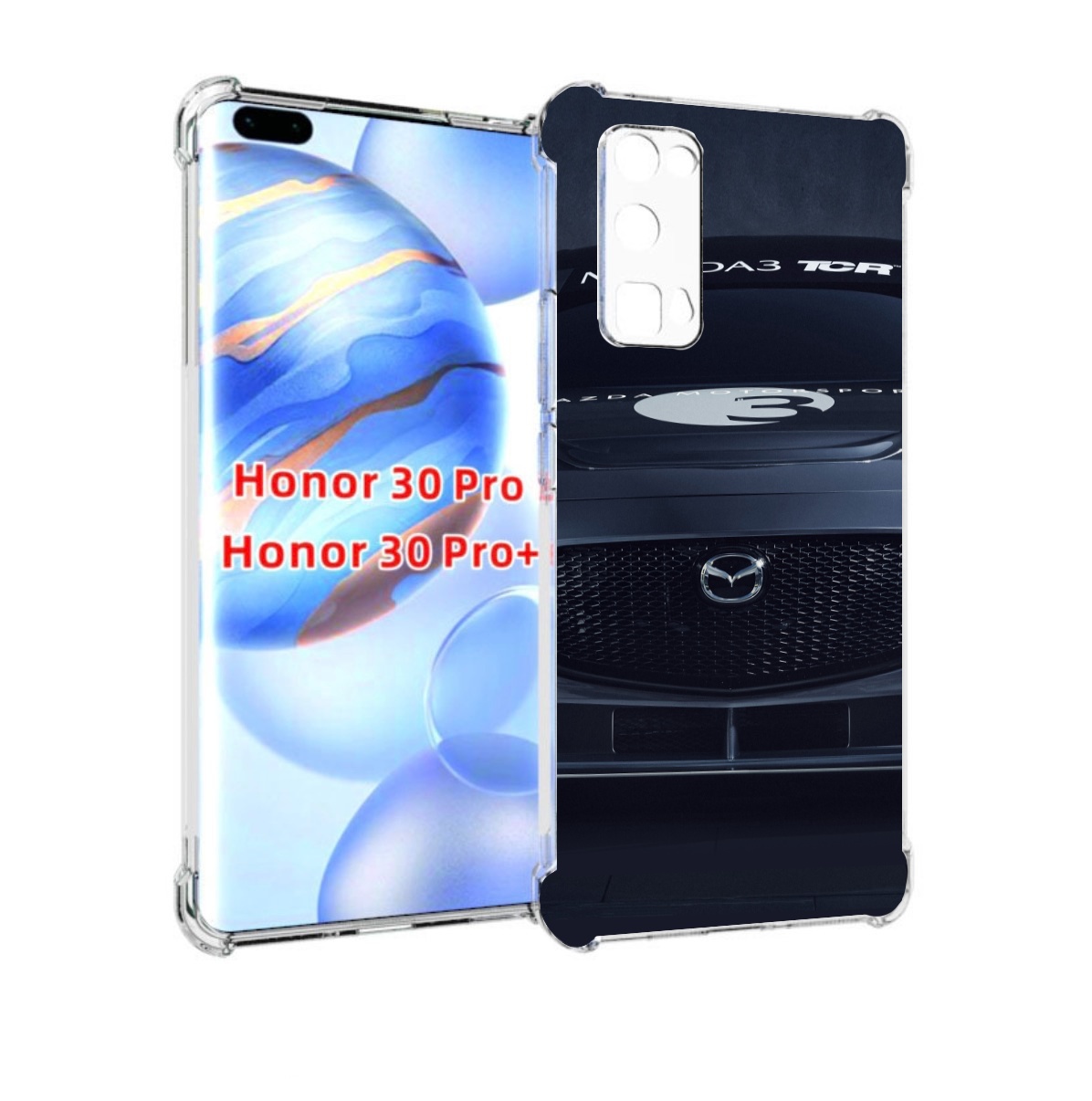 

Чехол бампер MyPads mazda мазда 3 для Honor 30 Pro, Прозрачный, Tocco