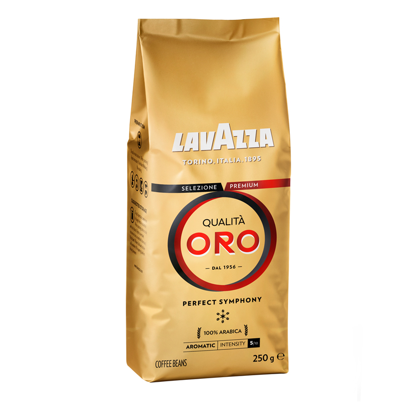 

Кофе в зернах Lavazza "Qualita. Oro", вакуумный пакет, 250г