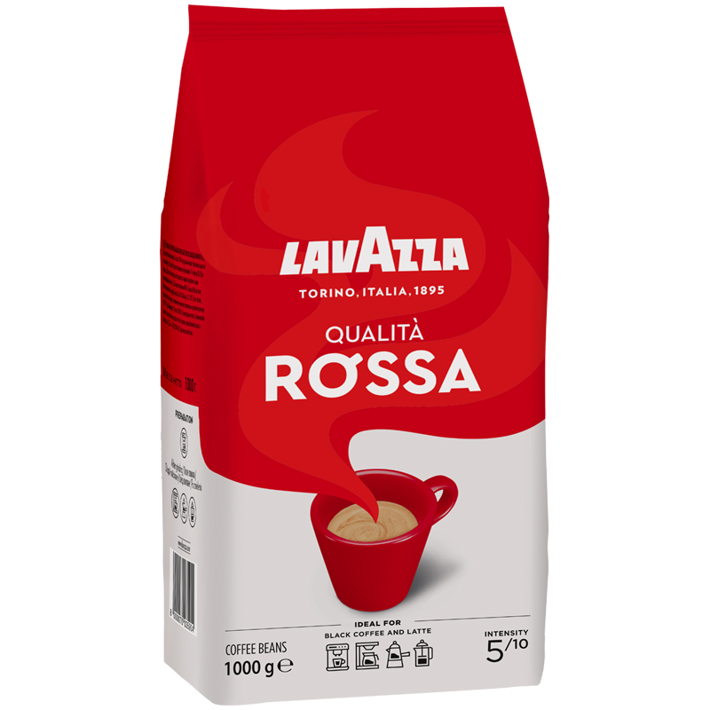 

Кофе в зернах Lavazza "Qualita. Rossa", вакуумный пакет, 1кг