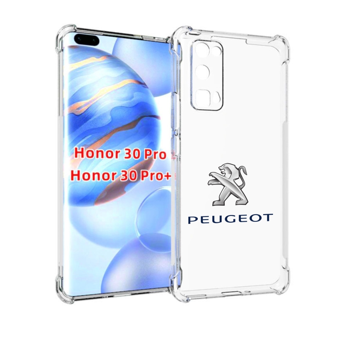 

Чехол бампер MyPads peugeot-пежо-3 мужской для Honor 30 P, Прозрачный, Tocco