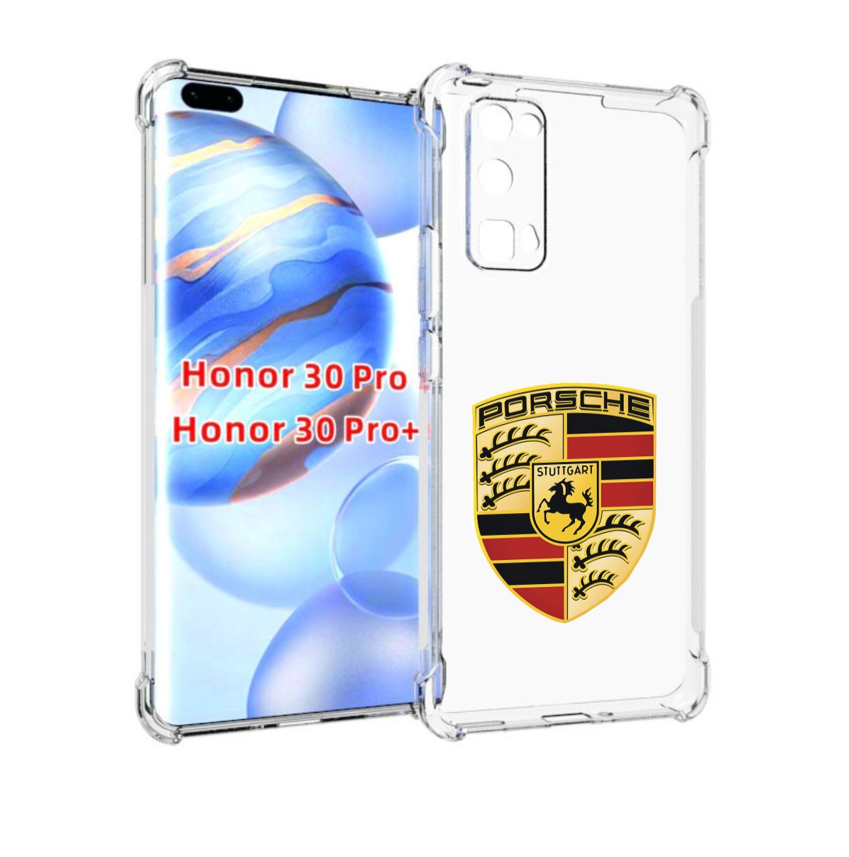 

Чехол бампер MyPads porsche-порш-5 мужской для Honor 30 P, Прозрачный, Tocco