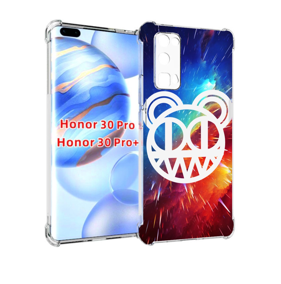 

Чехол бампер MyPads radiohead cosmos для Honor 30 Pro Honor, Прозрачный, Tocco