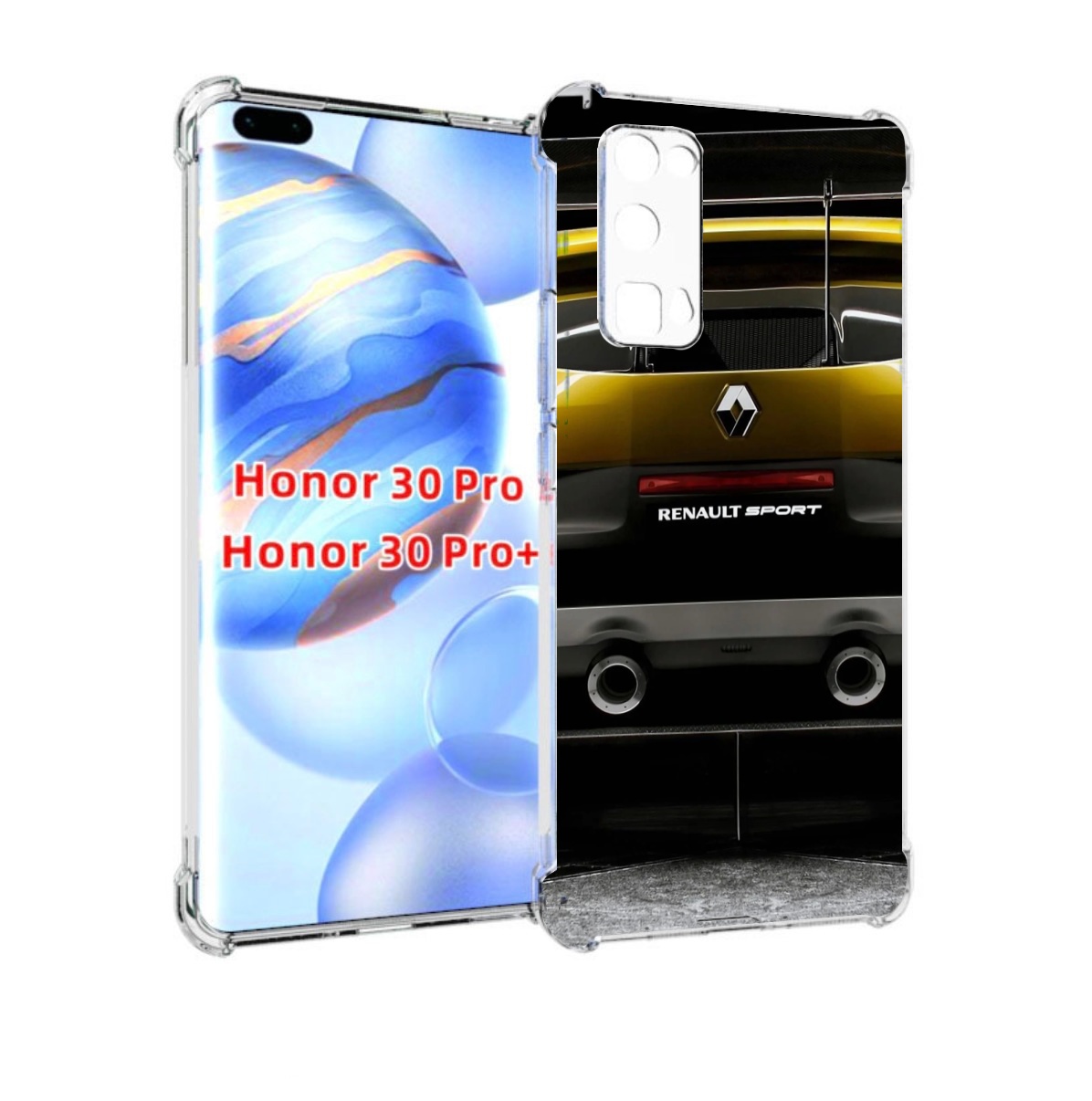 

Чехол бампер MyPads renault-рено-3 мужской для Honor 30 P, Прозрачный, Tocco