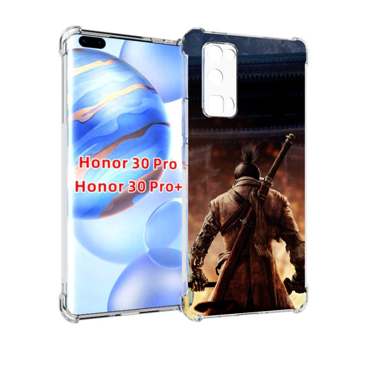 

Чехол бампер MyPads sekiro для Honor 30 Pro, Прозрачный, Tocco