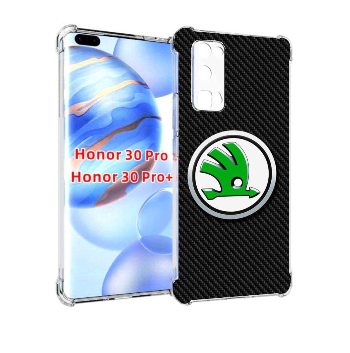 

Чехол бампер MyPads skoda шкода 2 для Honor 30 Pro, Прозрачный, Tocco