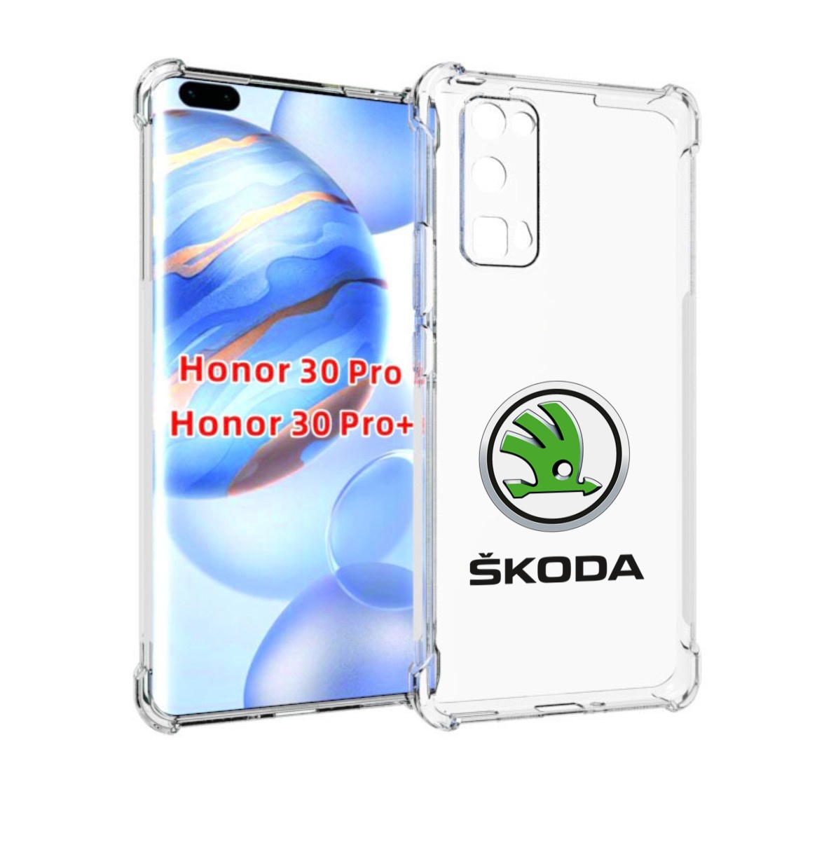 

Чехол бампер MyPads skoda-шкода-4 мужской для Honor 30 Pr, Прозрачный, Tocco