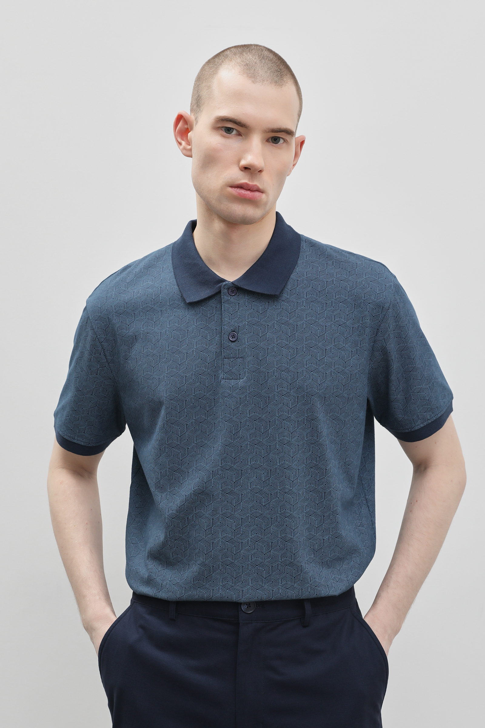 

Футболка мужская Finn Flare FBD21032 синяя 2XL, FBD21032