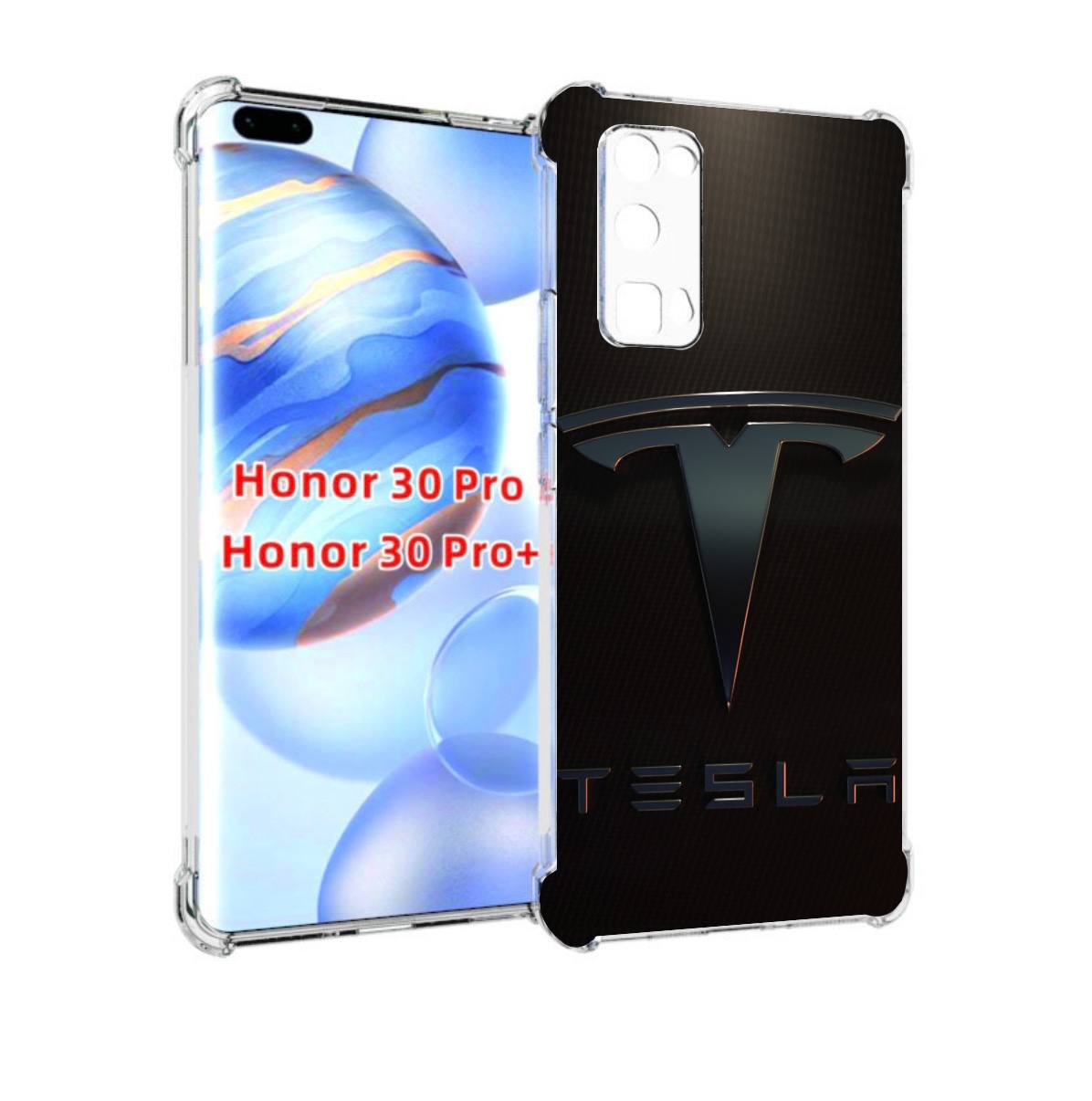 

Чехол бампер MyPads tesla тесла 3 для Honor 30 Pro, Прозрачный, Tocco