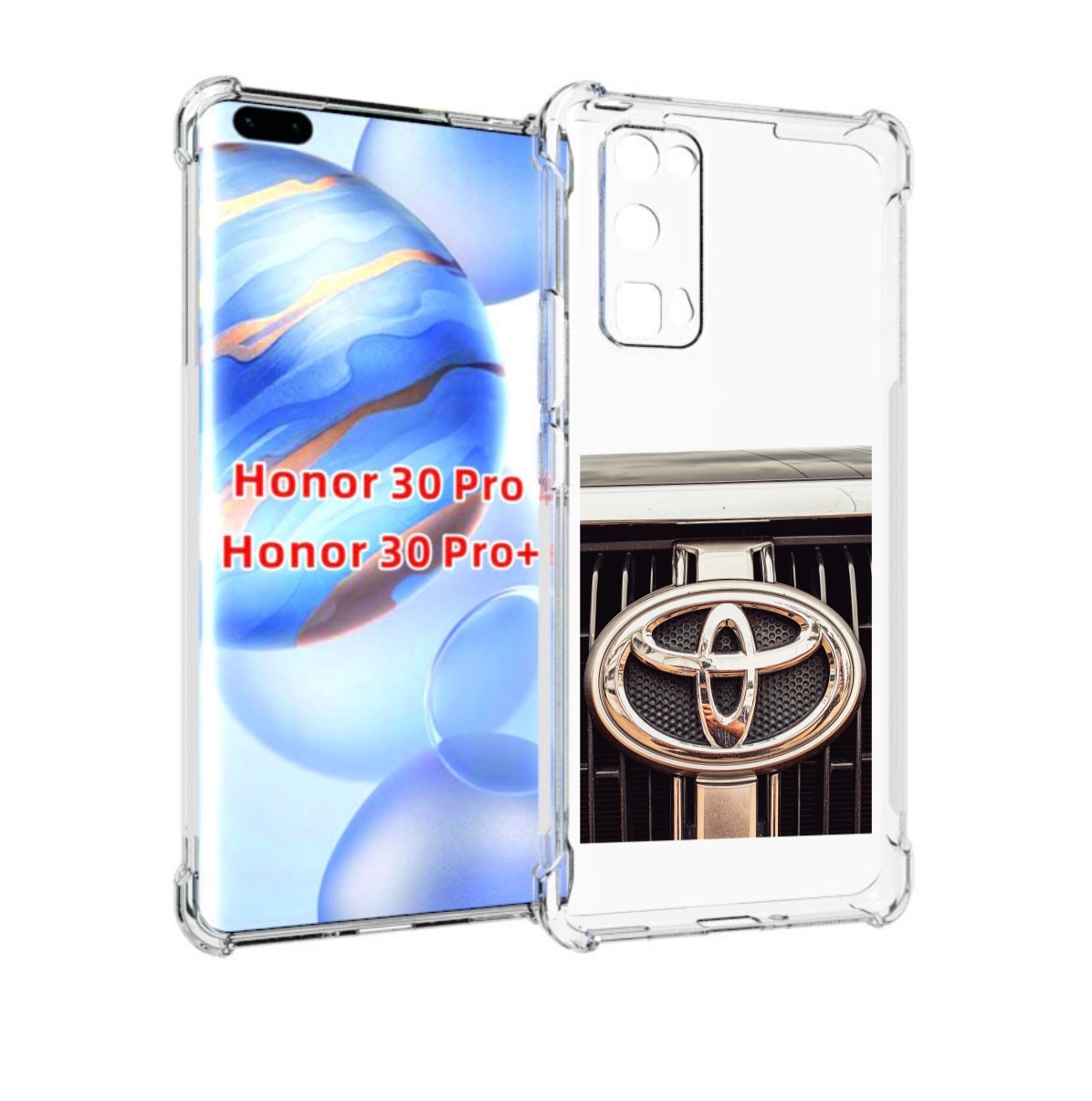 

Чехол бампер MyPads toyota тоиота 3 для Honor 30 Pro Honor, Прозрачный, Tocco