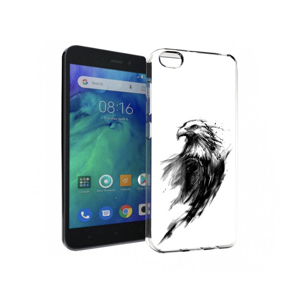 

Чехол MyPads Tocco для Xiaomi Redmi Go чб птица, Прозрачный, Tocco