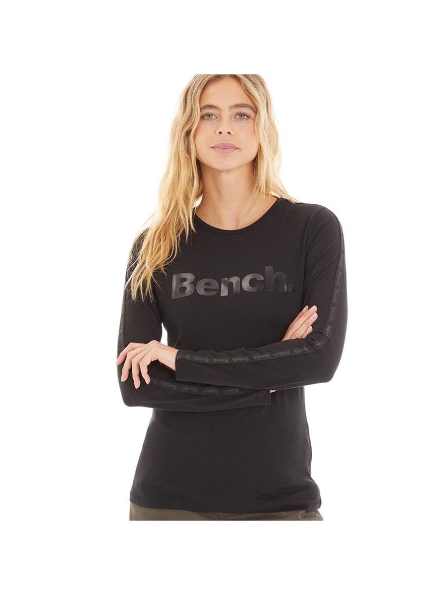 Футболка женская Bench Arlene Ladies LS Tee BN4D122199BS2TKM черная 10