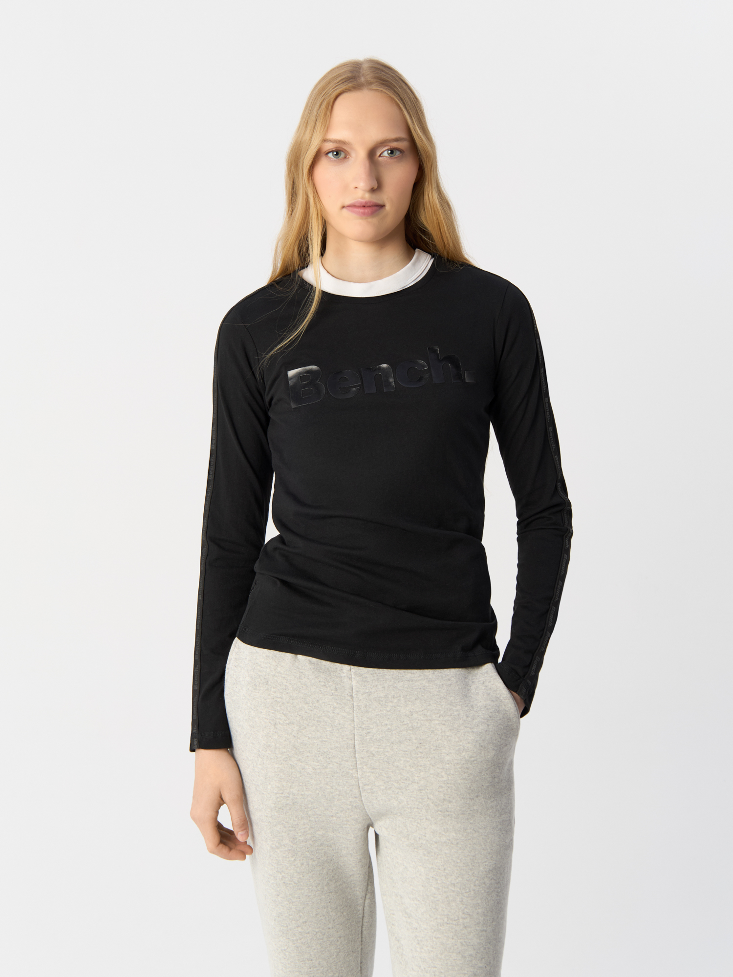 Футболка женская Bench Arlene Ladies LS Tee BN4D122199BS2TKM черная 10