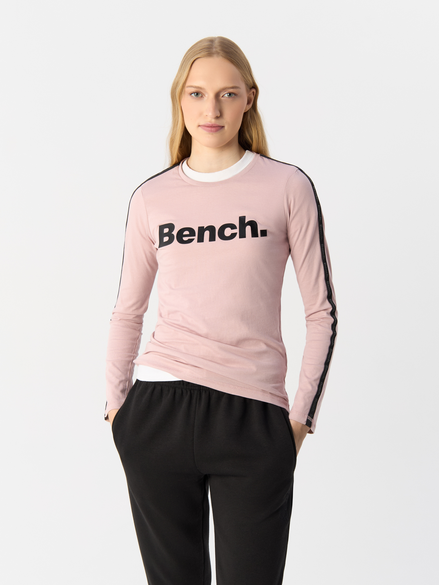 

Футболка женская Bench Arlene Ladies LS Tee Pink BN4D122199BS2TKM розовая 10, Розовый, Arlene Ladies LS Tee