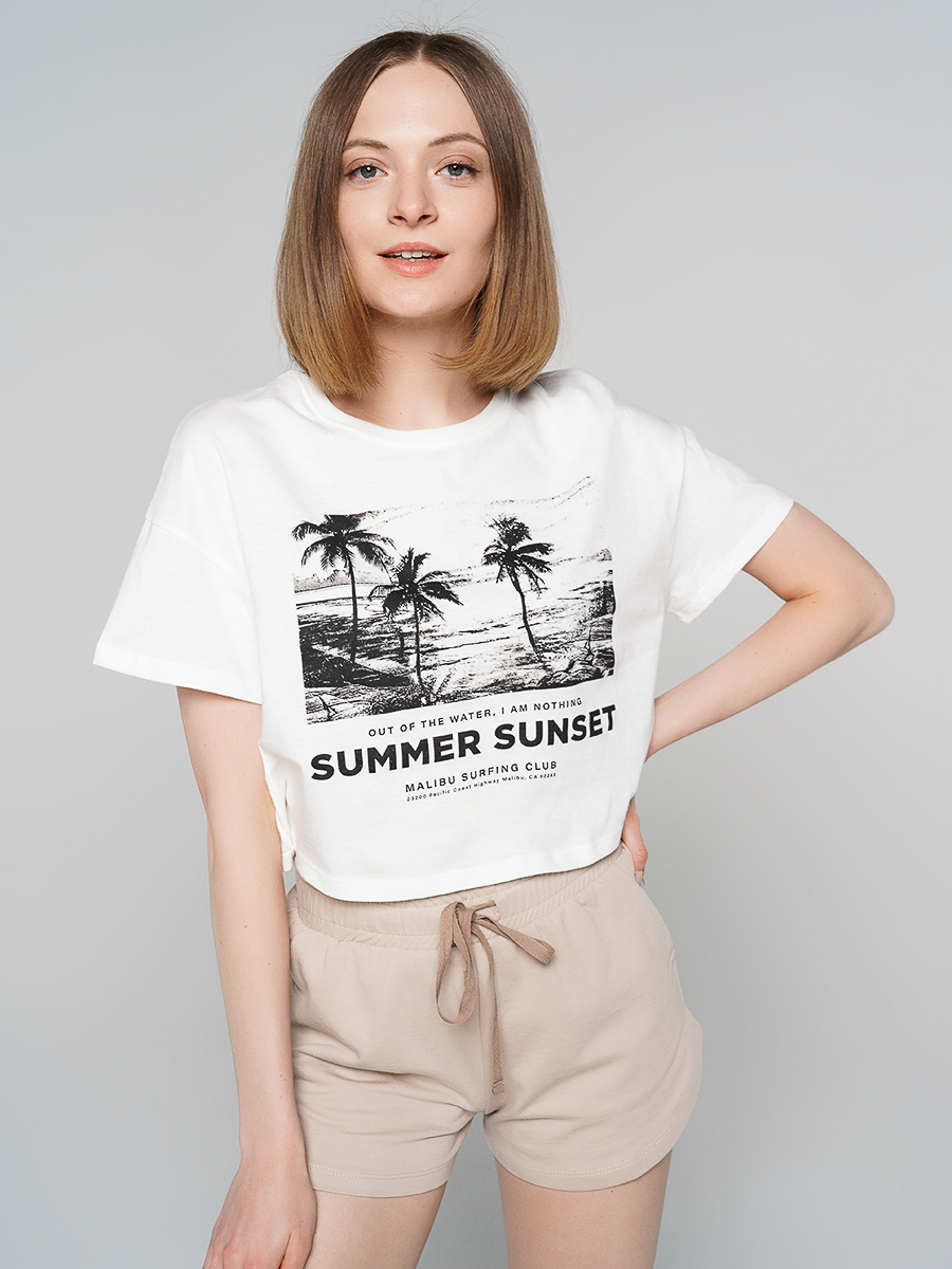 

Футболка женская ТВОЕ 81762 белая XL, 81762