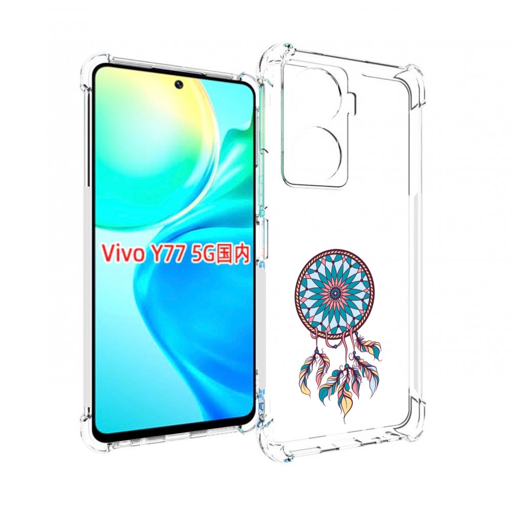 

Чехол MyPads ловец снов синий для Vivo Y77 5G, Прозрачный, Tocco