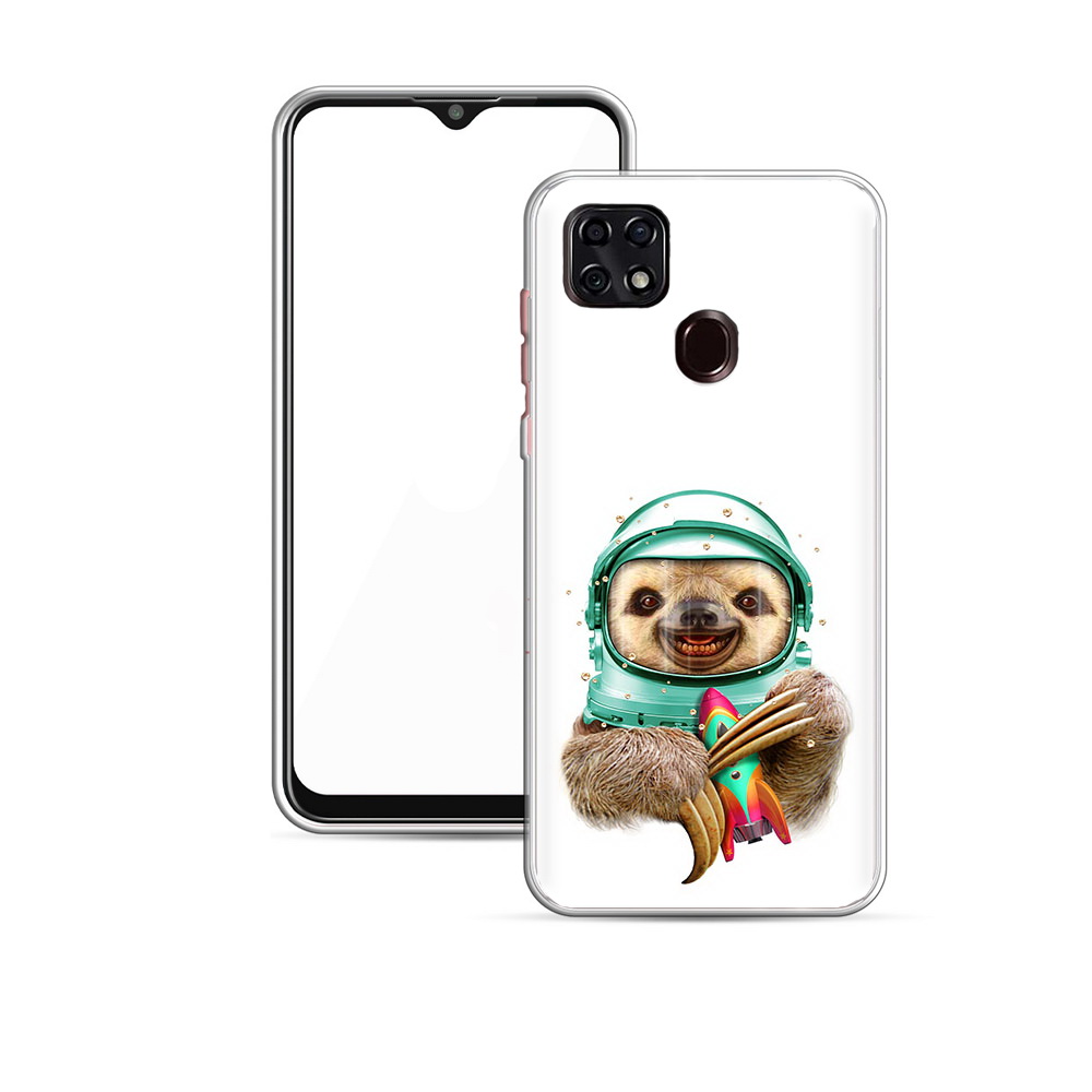 Чехол MyPads Tocco для ZTE Blade 20 Smart Ленивец астронавт (PT226940.456.104)