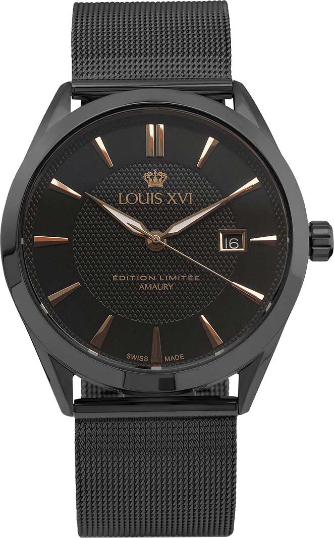 фото Наручные часы мужские louis xvi amaury-998 черные