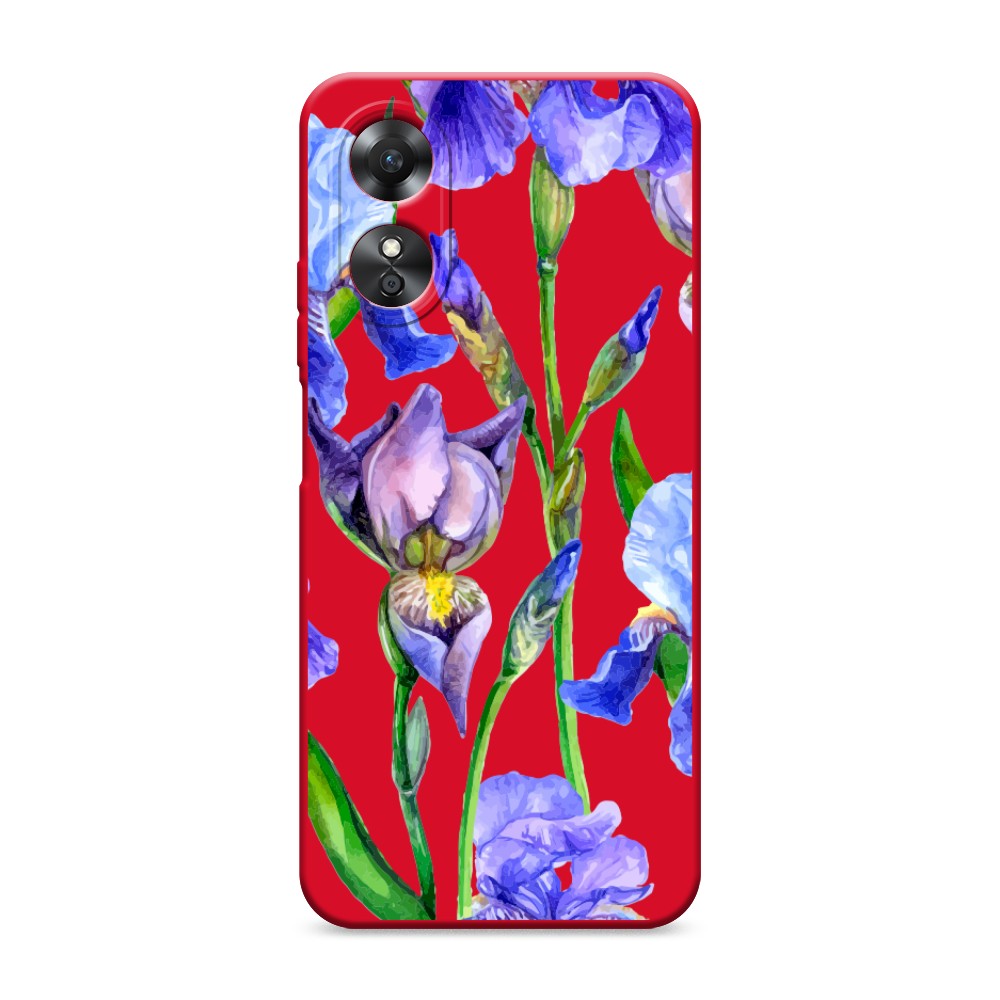 

Чехол Awog на Oppo A17 "Синие ирисы", Фиолетовый;голубой;зеленый, 2512053-1