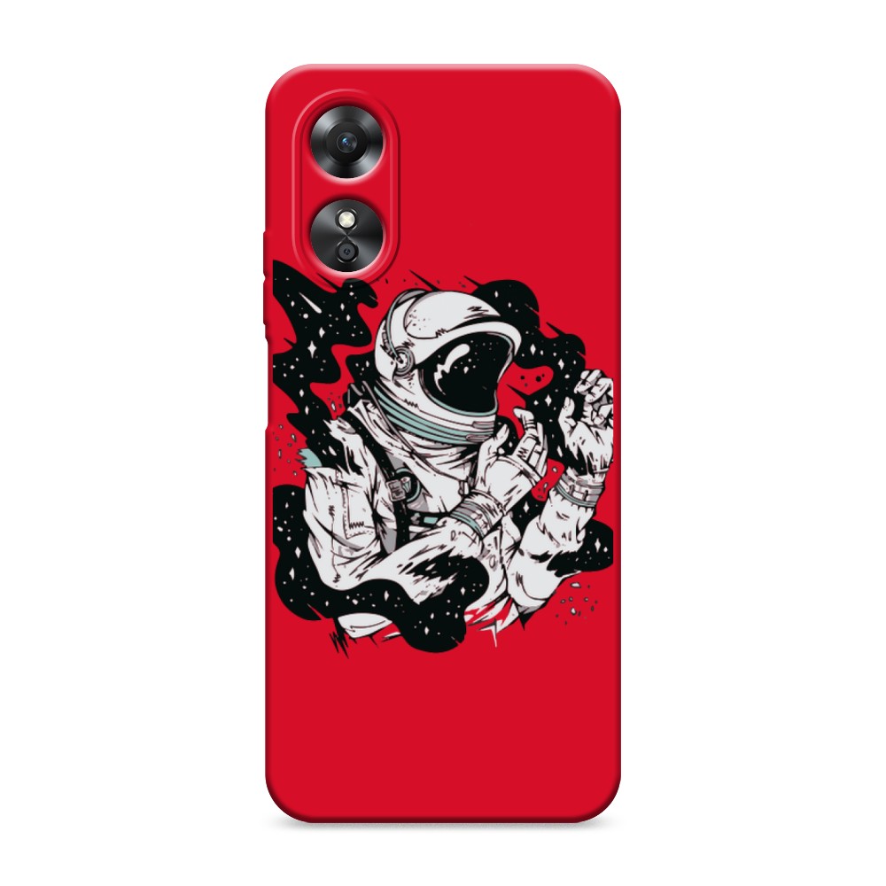 

Чехол Awog на Oppo A17 "Космонавт арт", Черный;бежевый;белый, 2512053-1