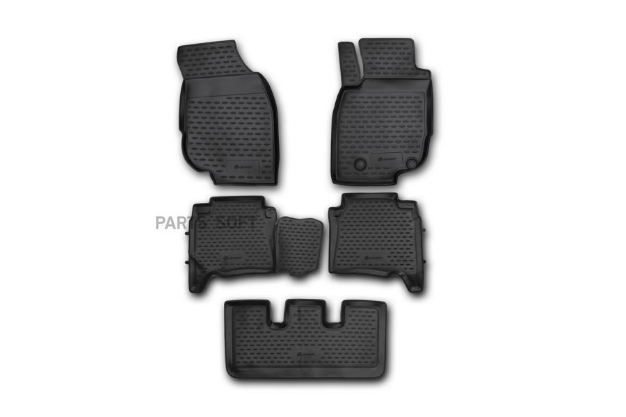 

Коврики в салон TOYOTA Fortuner, 01/2013->, левый руль, 5 шт. (полиуретан)
