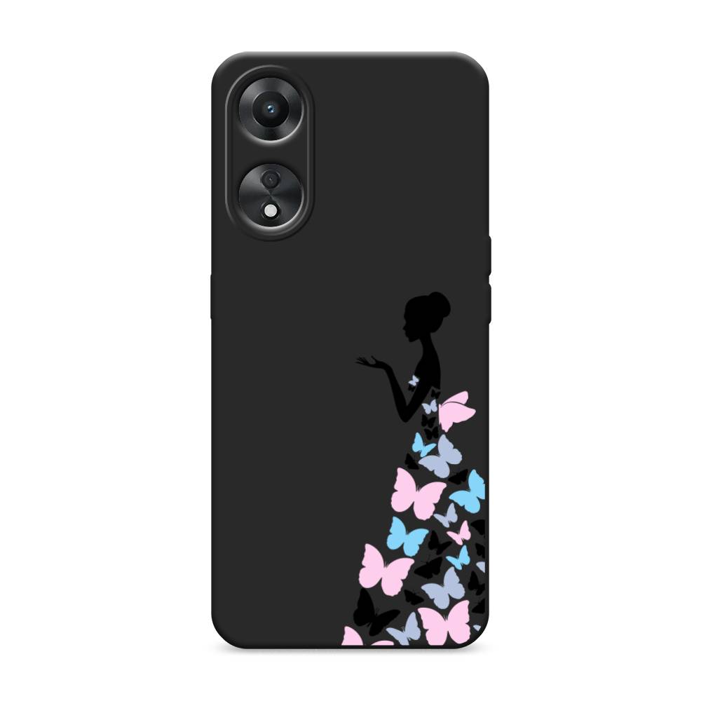 

Чехол Awog на Oppo A78 5G "Платье из бабочек", Белый;розовый, 2513052-1