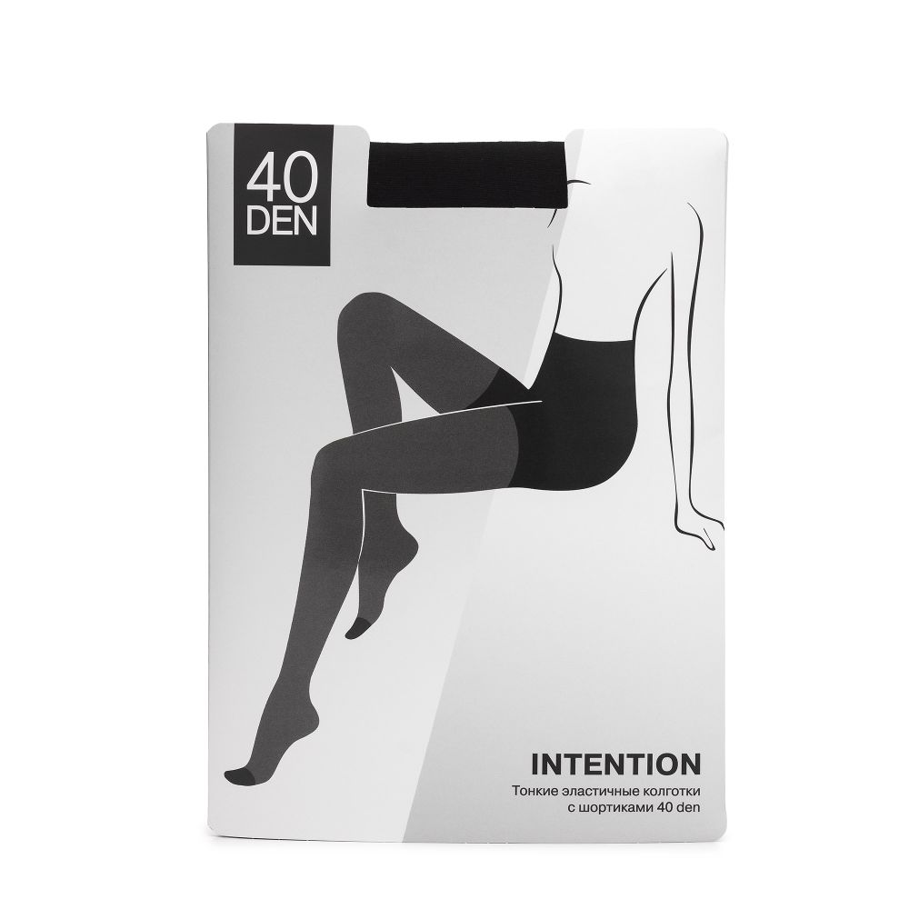 

Колготки женские INSTREET 969_Intention_40_p._N черные, Черный, 969_Intention_40_p.2_N