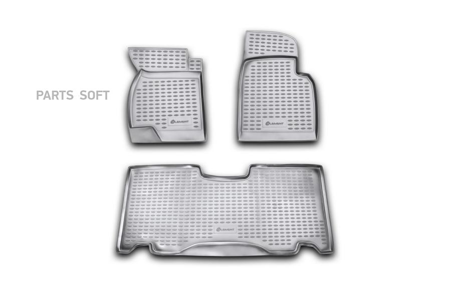 

Коврики в салон UAZ Patriot 3163-10/20 Classic/Comfort 05> 3 шт. (полиур.)