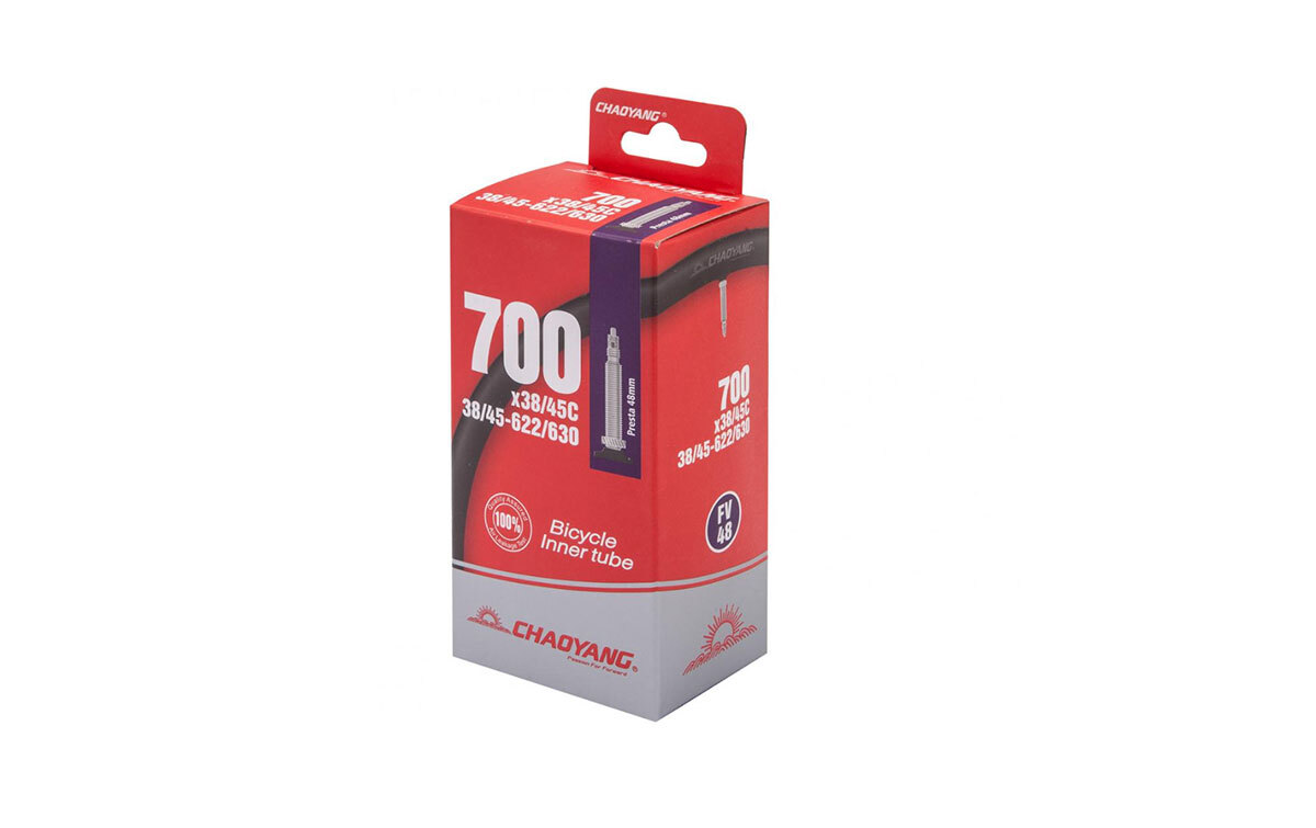 

Камера CHAO YANG 700x 38/45С FV 48мм бутиловая, Черный