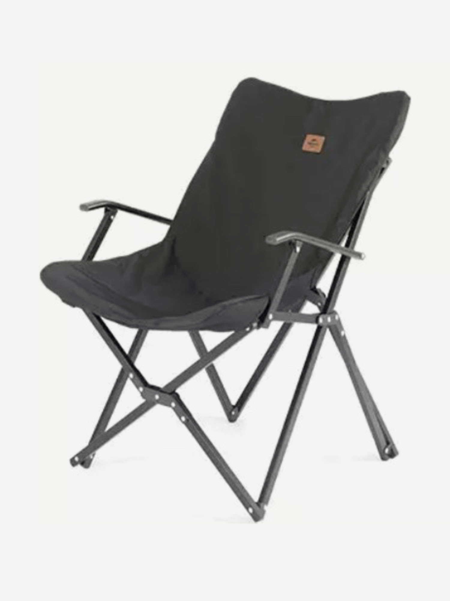 Кресло туристическое Naturehike, складное, черное, до 120 кг, 53х53х83 см