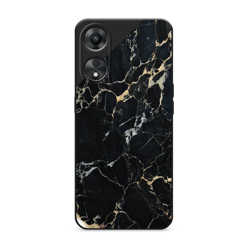 

Чехол Awog на Oppo A78 5G "Черный мрамор уголок", Черный;золотистый, 2513052-1