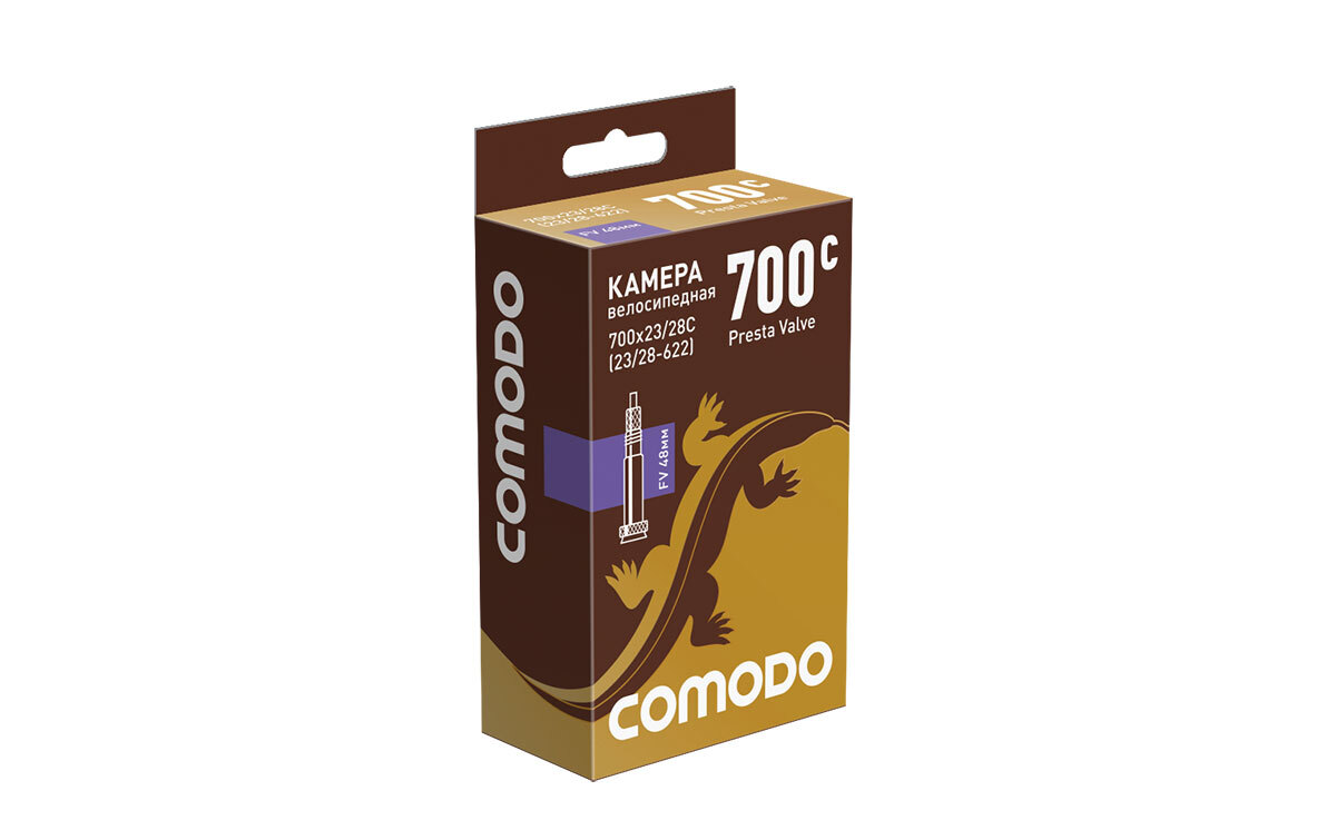 

Камера COMODO 700 x 23/28C (23/28 - 622) FV48 мм бутиловая (50)