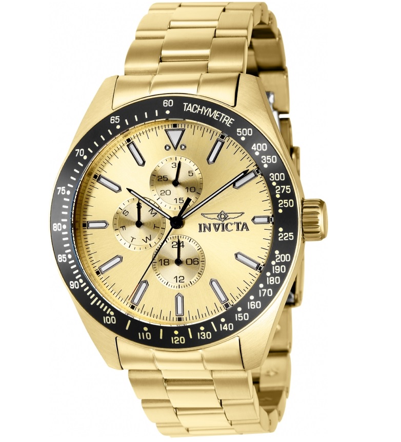 

Наручные часы мужские INVICTA 38970 золотистые, 38970