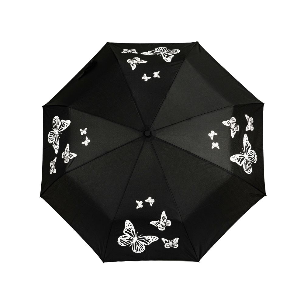 Зонт женский ZENDEN YU-12UWM-020, черный