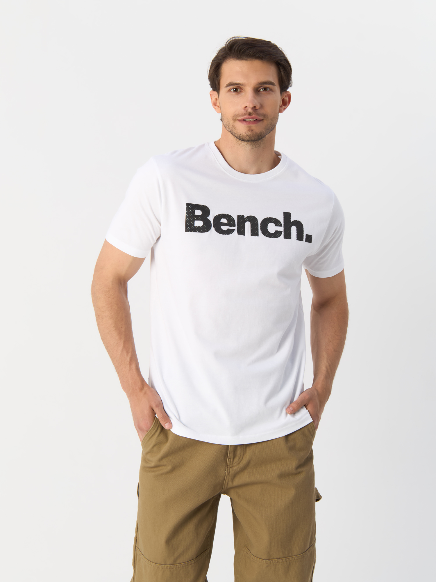 Футболка мужская Bench SS Leonardo Spots White L