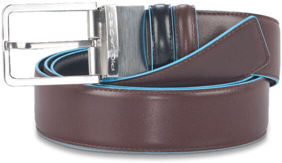 Ремень мужской Piquadro Reversible men's belt with prong buckle CU2619B2-NMO коричневый