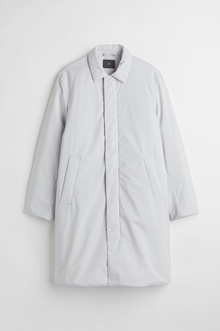 

Пальто мужское H&M 1016551003 серое M (доставка из-за рубежа), 1016551003