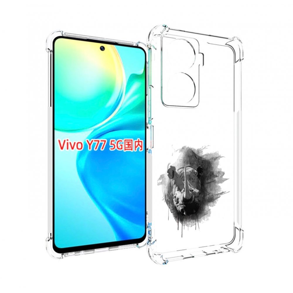 

Чехол MyPads носорог для Vivo Y77 5G, Прозрачный, Tocco