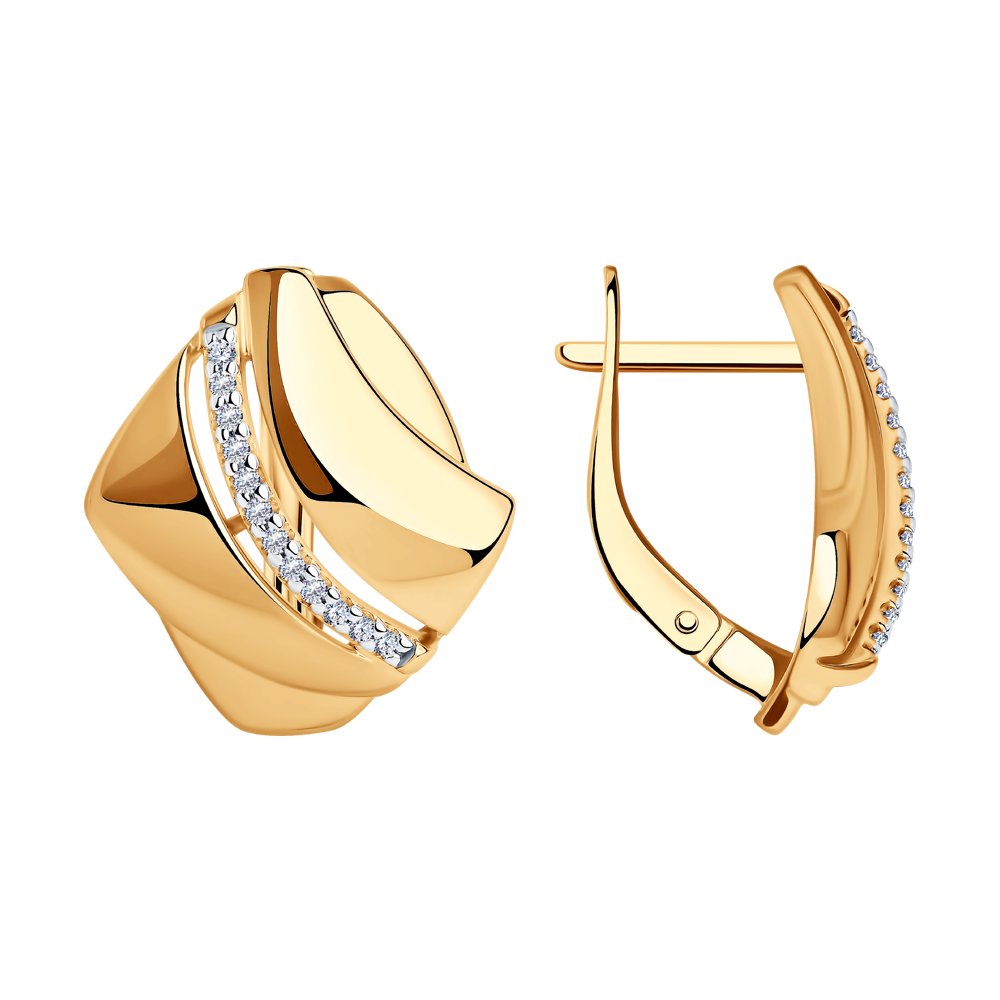 

Серьги из серебра с фианитом Diamant 93-120-00678-1, 93-120-00678-1