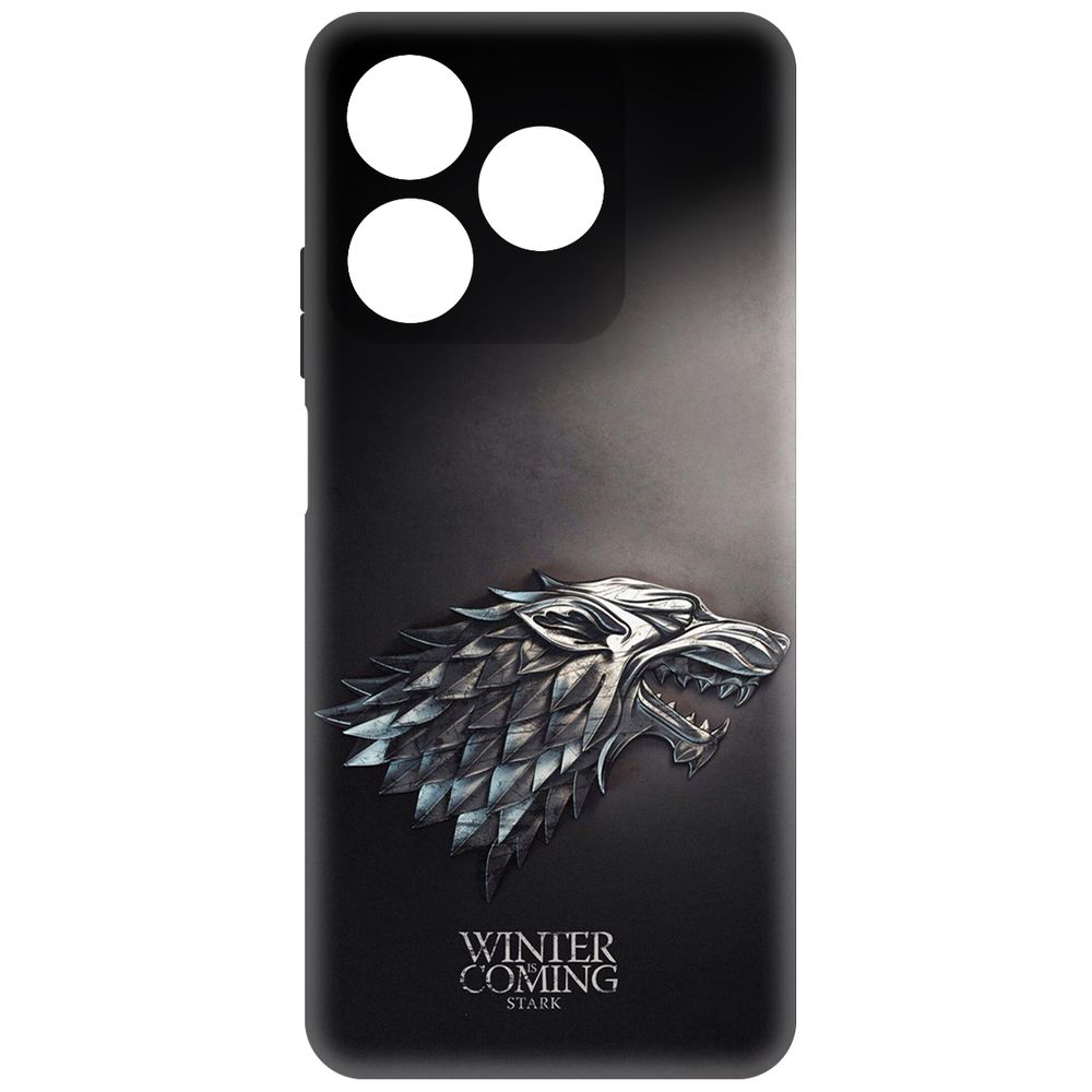 

Чехол-накладка Krutoff Soft Case Игра Престолов. Зима Близко для Realme C61 черный