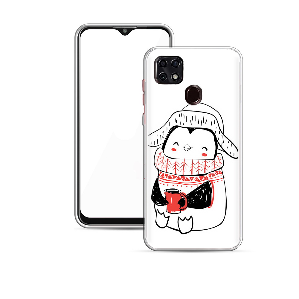 Чехол MyPads Tocco для ZTE Blade 20 Smart Милый пингвин (PT226940.456.115)