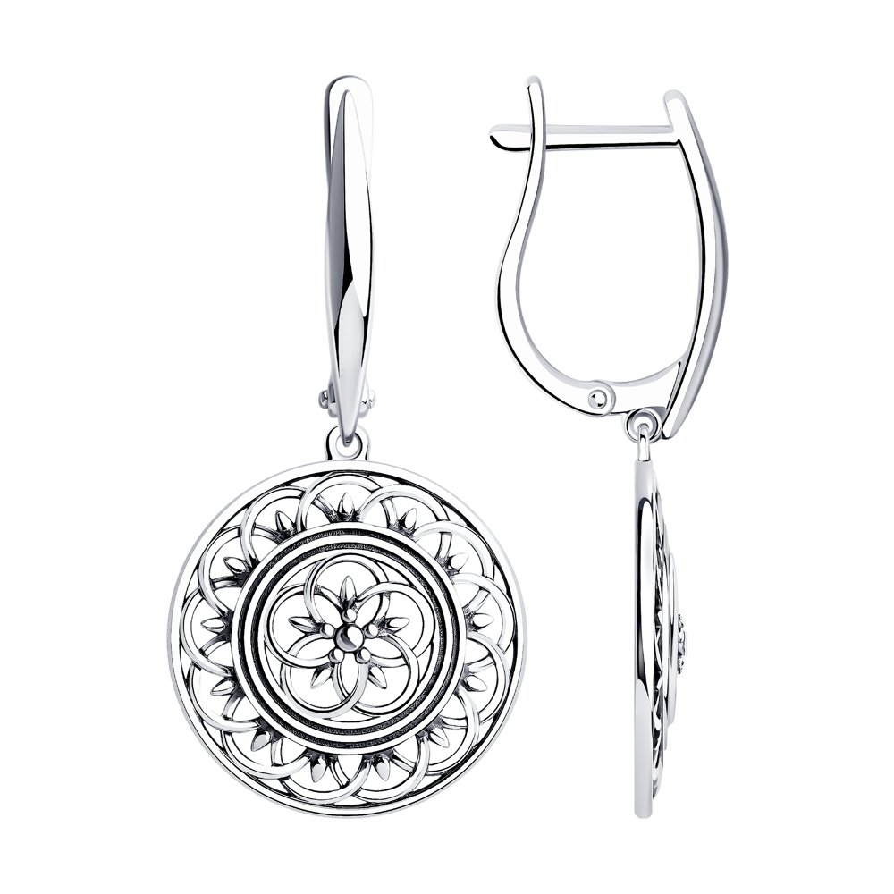 

Серьги подвески из серебра Diamant 95-121-01114-1, 95-121-01114-1