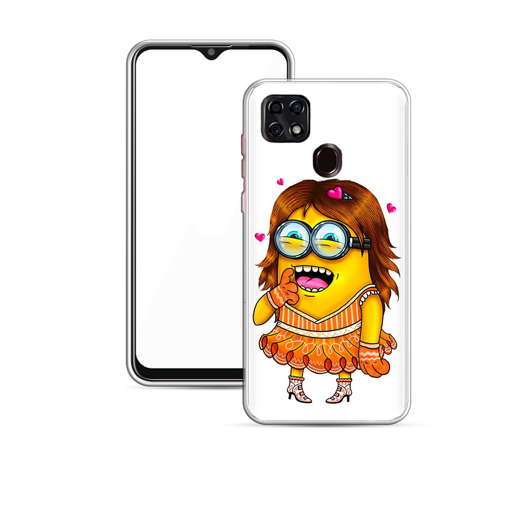 Чехол MyPads Tocco для ZTE Blade 20 Smart Миньон девочка (PT226940.456.116)