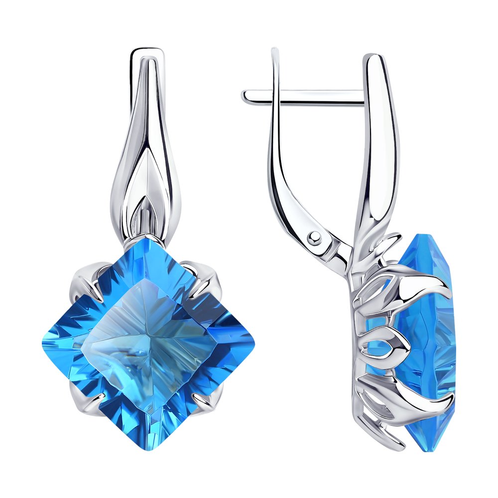 

Серьги из серебра со стеклом Diamant 94-120-01028-1, 94-120-01028-1