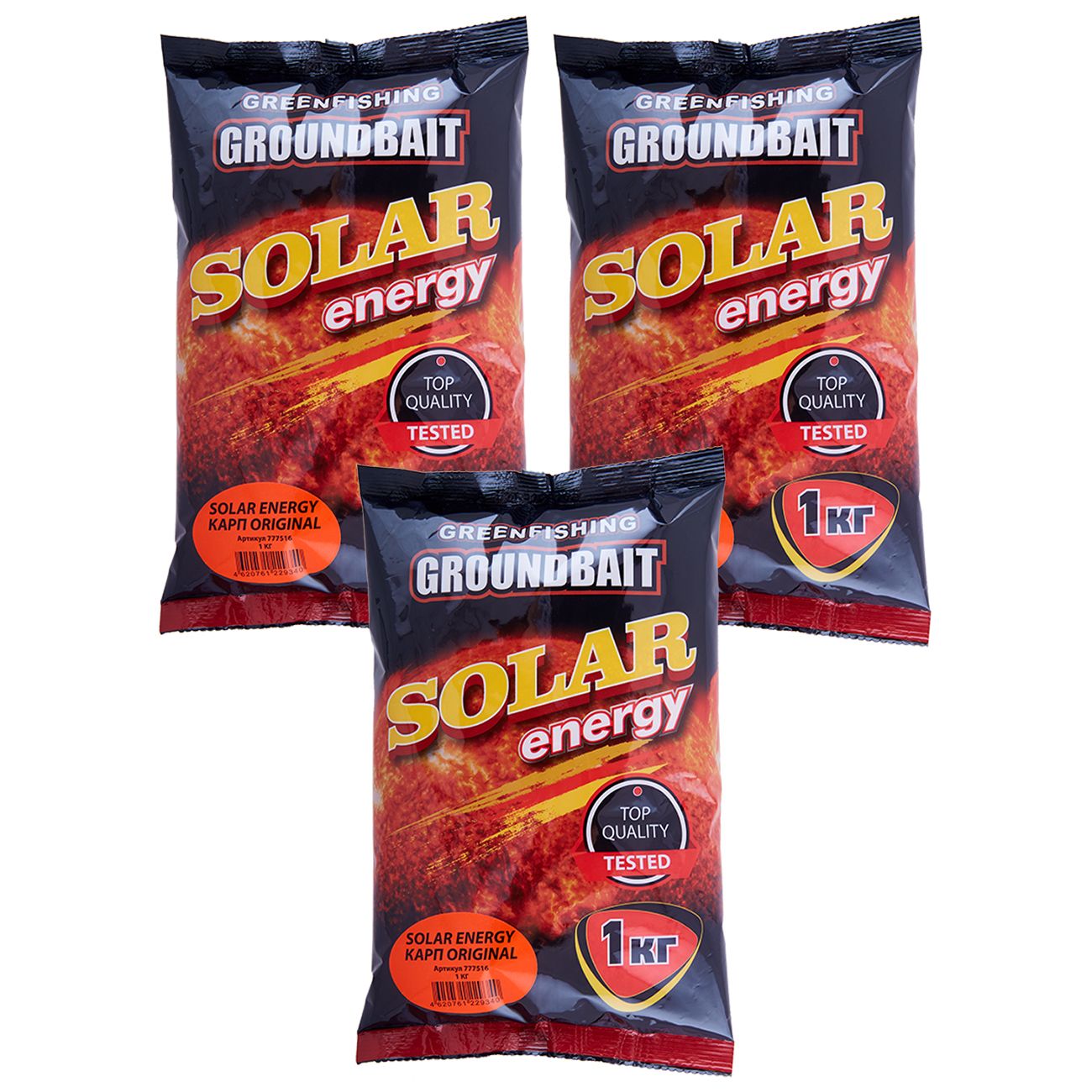 

Прикормка натуральная GreenFishing SOLAR ENERGY, Карп Original, 3 кг, SOLAR ENERGY