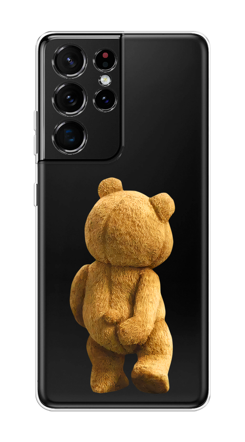 

Чехол на Samsung Galaxy S21 Ultra "Медвежья спина", Коричневый;прозрачный, 2102250-1