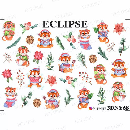 

3D-слайдер для ногтей Eclipse NY №68, Разноцветный